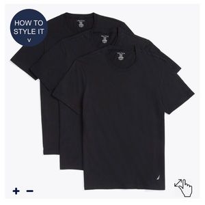 Brand new Nautica T-Shirts!! Three pack in original packing
